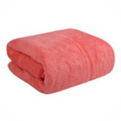 Microfiber Bath Towel Red