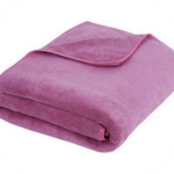 Weft Knitting Towel Puple