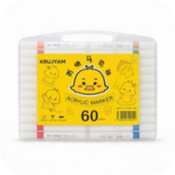 60 Pcs Acrylic 80 Marker Set