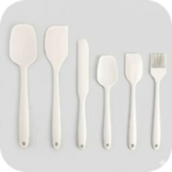 6 Pcs Spatula White