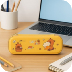 Pencil Case Dark Yellow-5610