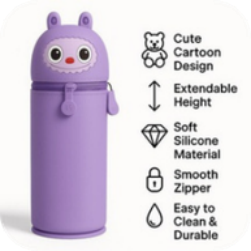 Qs-2019 Pencil Case- Purple