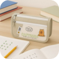 Cm-7611 Pencil Case- Cream