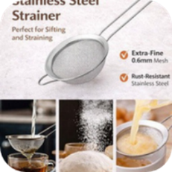 Stainless Steel Strainer-18Cm