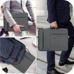 Grey Sleeve Laptop Bag