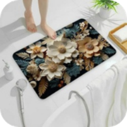 3D Bathroom Mat