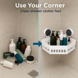 Suction Diamond Corner White