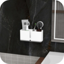 Black White Twin Toothbrush