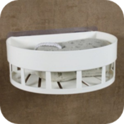 White Round G Corner