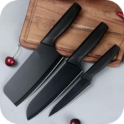Pcs Black Knife Set